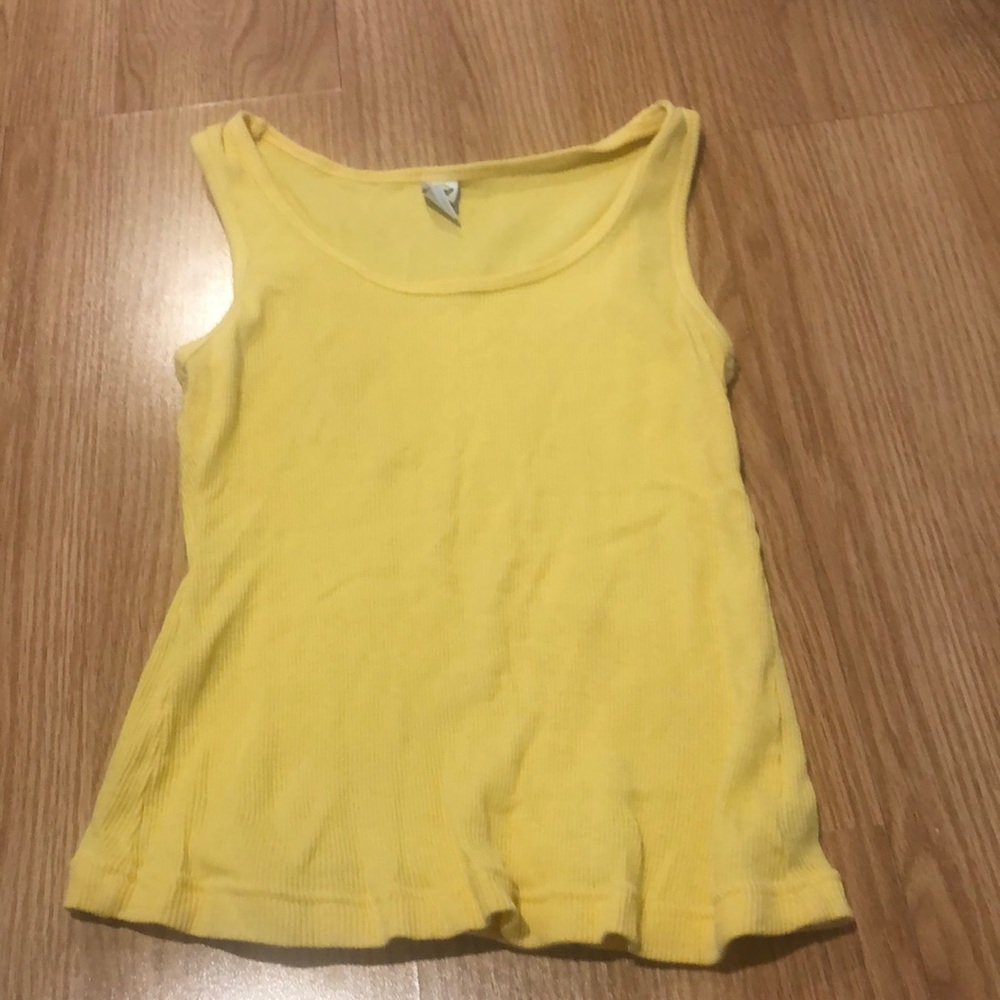 Yellow tank top